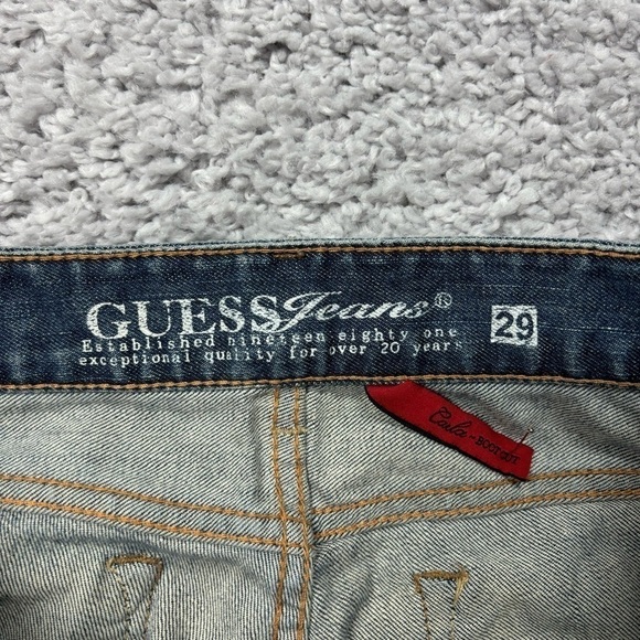 Guess Jeans Womens 29 Carla Boot Cut Denim Regular Party Streetwear Classic - Picture 2 of 5